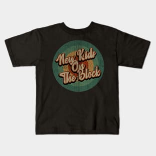 Circle Retro Vintage New Kids On The Block Kids T-Shirt
